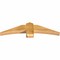 Ekena Millwork Bellingham Rough Sawn Timber Gable Bracket, Western Red Cedar, 48"W x 12"H x 4"D x 6"F, 6/12 Pitch GBW048X12X0406BEL00RWR - alternate 3
